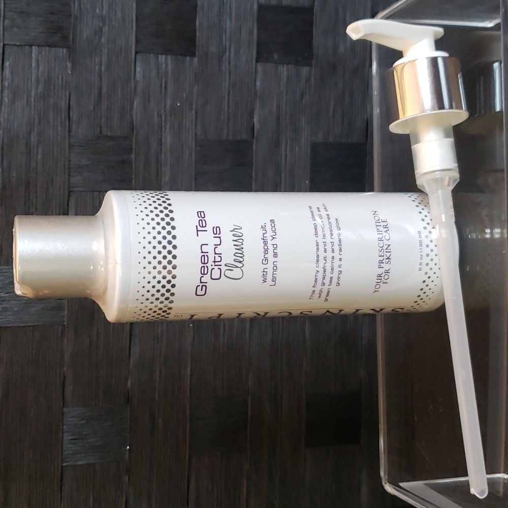 Skin Script RX Green Tea Citrus Cleanser - 6.5 oz Bottle - SEALED - with Pump